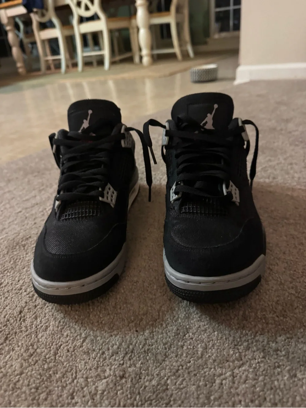 Jordan Retro 4 SE Black Canvas